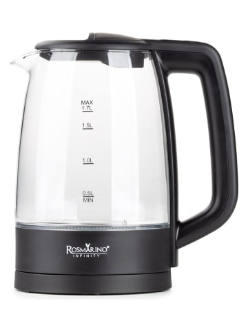 ROSMARINO Wasserkocher ''Vitalia'' in Schwarz - 1,7 l
