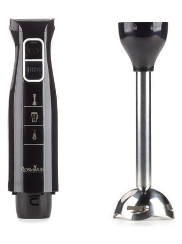 ROSMARINO Stabmixer ''Vitalia'' in Schwarz - (H)38 x Ø 5,5 cm