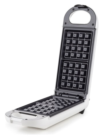 ROSMARINO Waffeleisen ''Infinity'' in Weiß - (B)13 x (H)10 x (T)32 cm