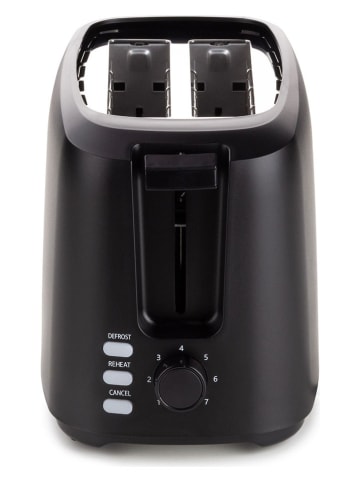 ROSMARINO Toaster ''Vitalia'' in Schwarz - (B)23 x (H)17,5 x (T)14 cm