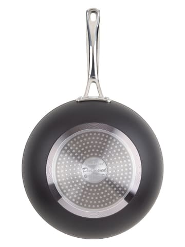 ROSMARINO Wokpfanne ''Diamond'' in Grau - Ø 28 cm