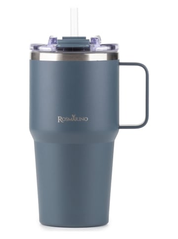 ROSMARINO Kubek termiczny "MegaCup" w kolorze granatowym - 600 ml