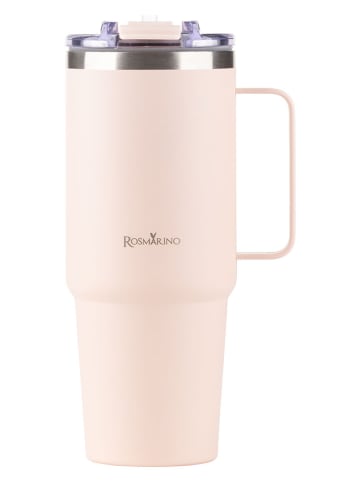 ROSMARINO Kubek termiczny "MegaCup" w kolorze jasnoróżowym - 900 ml