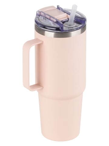 ROSMARINO Kubek termiczny "MegaCup" w kolorze jasnoróżowym - 900 ml