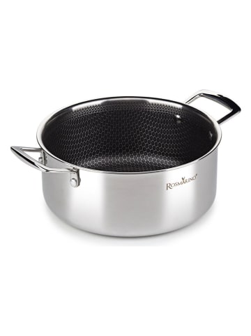 ROSMARINO 2tlg. Set: Kochtopf ''Hexapro'' in Silber - 3,7 l