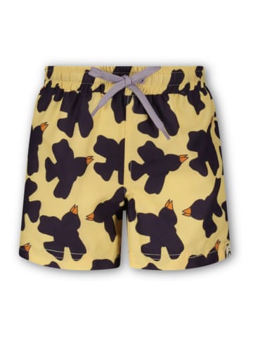 The New Chapter Badeshorts "Vic" in Gold/ Dunkelblau