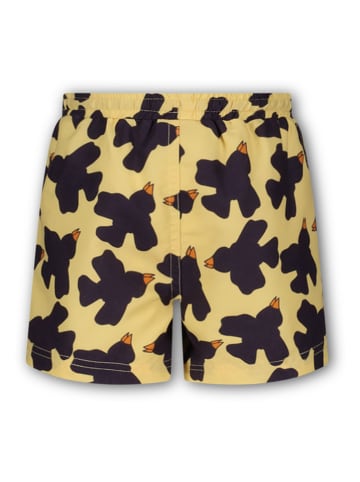 The New Chapter Zwemshorts "Vic" goudkleurig/donkerblauw
