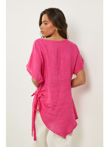 Le Monde du Lin Leinen-Tunika in Pink
