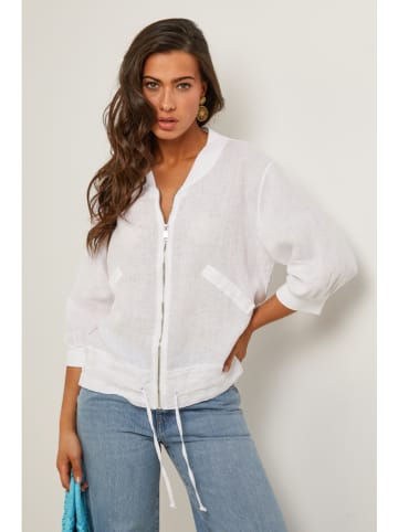 Le Monde du Lin Linnen blouson wit
