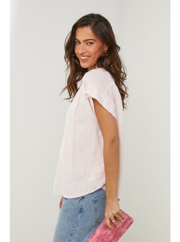 Le Monde du Lin Leinen-Shirt in Rosa