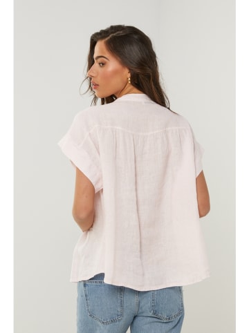 Le Monde du Lin Leinen-Shirt in Rosa