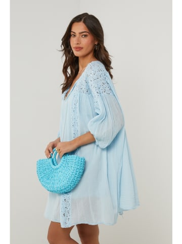 Le Monde du Lin Kleid in Hellblau
