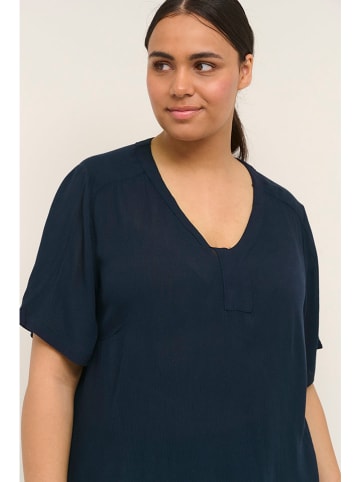 Kaffe Bluse in Dunkelblau
