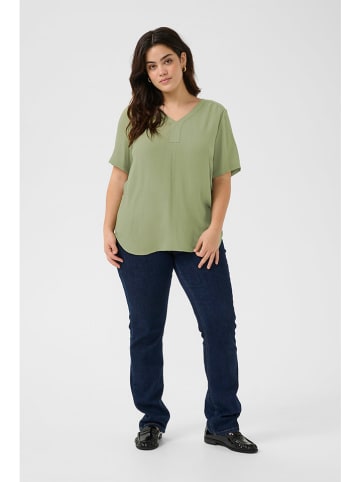Kaffe Bluse in Oliv