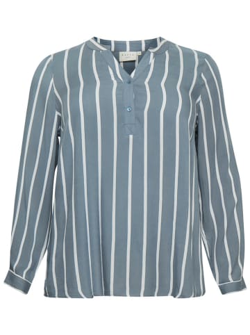 KAFFE curve Bluse in Blau