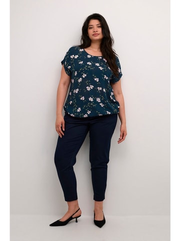 Kaffe Bluse in Dunkelblau
