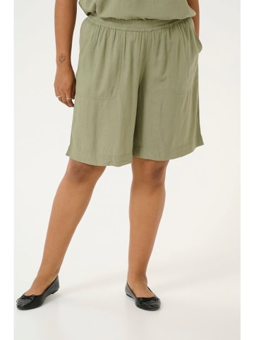 Kaffe Shorts in Oliv