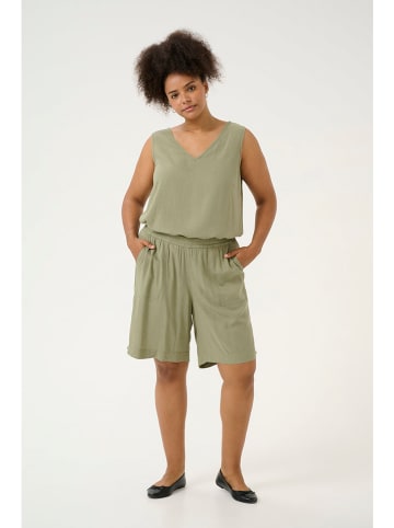 Kaffe Shorts in Oliv