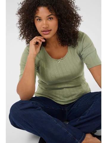 KAFFE curve Shirt in Oliv