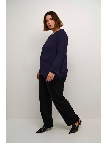 Kaffe Bluse in Dunkelblau