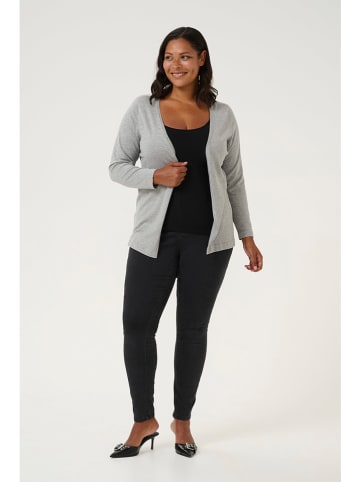 Kaffe Cardigan in Hellgrau
