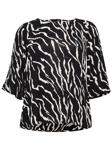 Kaffe Bluse in Schwarz/ Weiß
