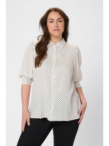 Kaffe Bluse in Weiß/ Schwarz