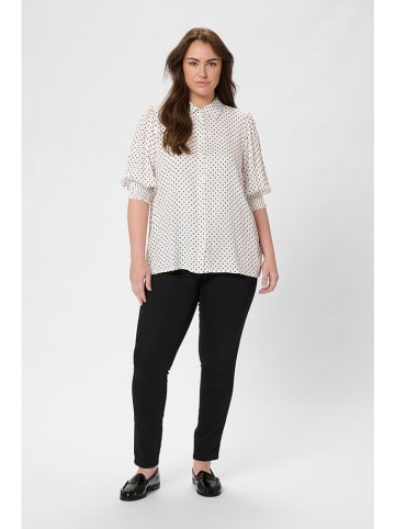 Kaffe Bluse in Weiß/ Schwarz