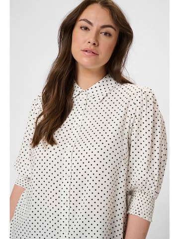 Kaffe Bluse in Weiß/ Schwarz