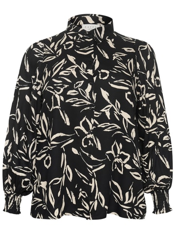 Kaffe Bluse in Schwarz/ Creme