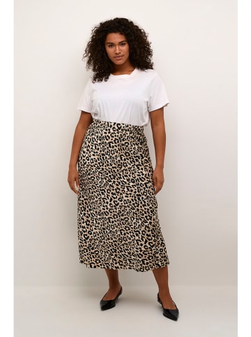 Kaffe Rock in Beige/ Schwarz