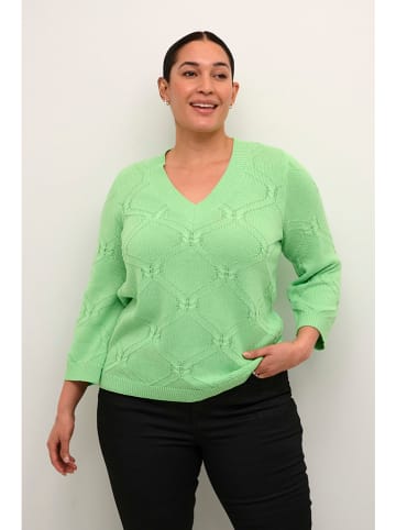 Kaffe Pullover in Hellgrün