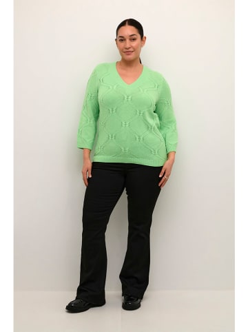 Kaffe Pullover in Hellgrün