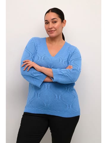 Kaffe Pullover in Hellblau