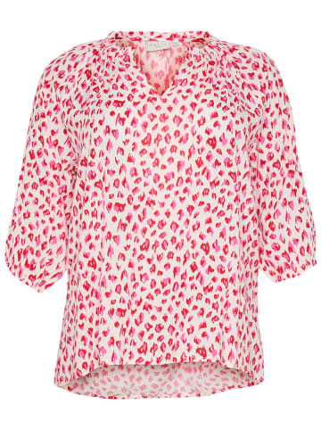 Kaffe Blouse wit/roze