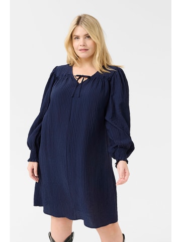 Kaffe Kleid in Dunkelblau