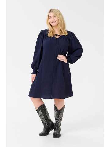 Kaffe Kleid in Dunkelblau