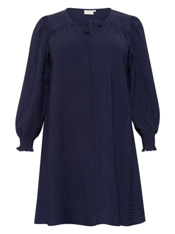 Kaffe Kleid in Dunkelblau