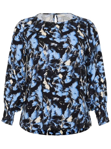 Kaffe Bluse in Schwarz/ Hellblau