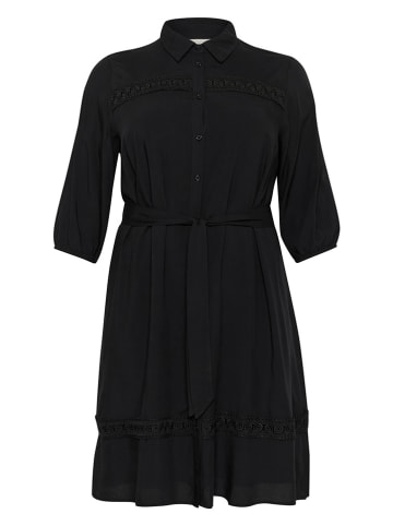 Kaffe Kleid in Schwarz