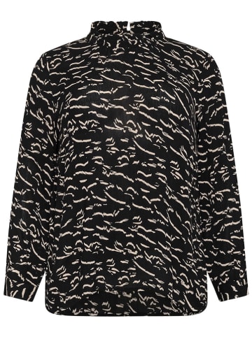 Kaffe Bluse in Schwarz/ Creme