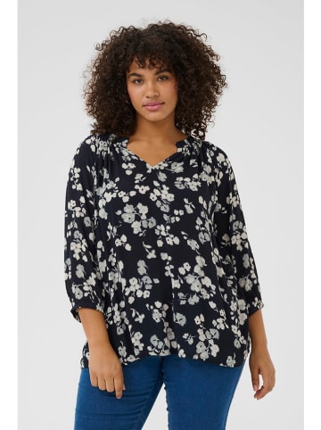 Kaffe Bluse in Dunkelblau