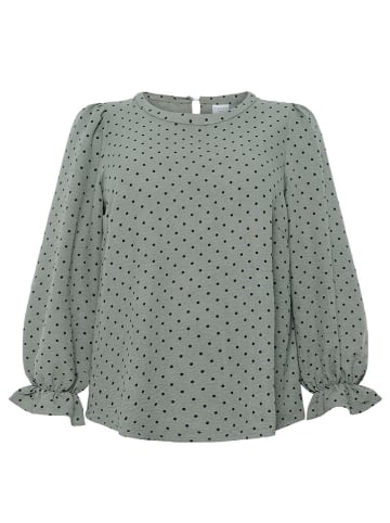 Kaffe Bluse in Grün/ Schwarz