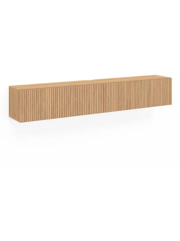 IDOMYA Factory TV-Regal "Faustine" in Hellbraun - (B)180 x (H)30 x (T)30 cm