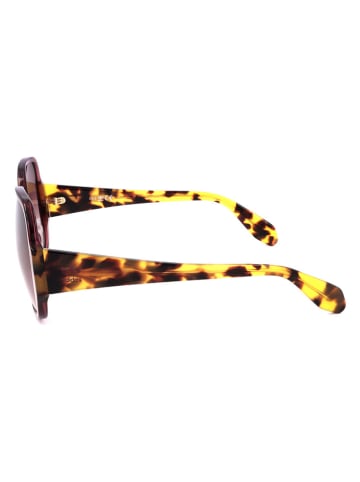 adidas Damen-Sonnenbrille in Hellbraun/ Gelb