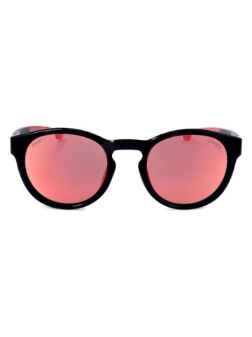 Carrera Męskie okulary przeciwsłoneczne w kolorze czarno-pomarańczowym