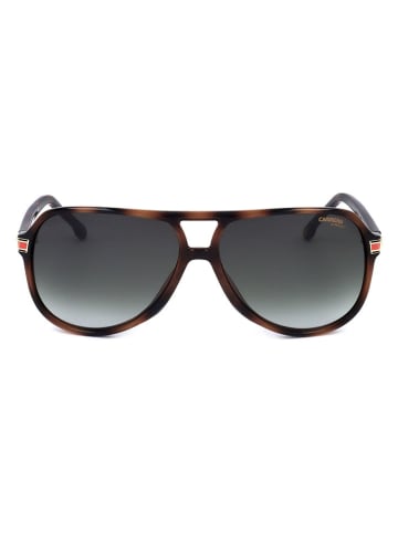 Carrera Okulary przeciwsłoneczne unisex w kolorze brązowo-granatowym