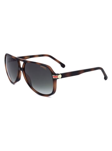 Carrera Okulary przeciwsłoneczne unisex w kolorze brązowo-granatowym