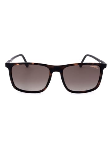 Carrera Okulary przeciwsłoneczne unisex w kolorze czarno-brązowym