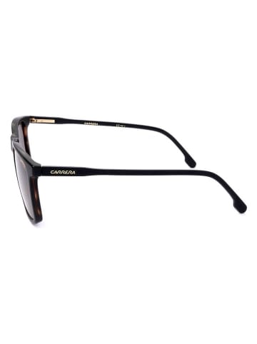 Carrera Okulary przeciwsłoneczne unisex w kolorze czarno-brązowym